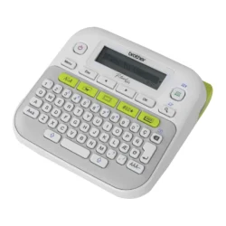 Rotulador De Etiquetas BROTHER PT-D210, Térmica, Inalámbrico, Funciona Con Baterías AAA, 180X180 DPI, Papel de 12mm, Pantalla LCD, Cortador Manual Fácil De Usar - Portátil