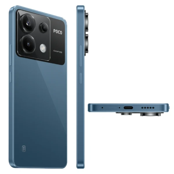 Smartphone XIAOMI POCO X6 / Snapdragon 7s Gen 2 / 6.67" / 8GB RAM / 256GB Almacenamiento / Cámara 64MP+8MP+2MP/16MP / Android / Color Azul - Image 6