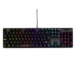 Teclado Gamer VORTRED Bastion RGB / Mecánico / Alámbrico / USB / Cable 1.5 M / Anti-Ghosting / Xinda Blue Switch / Español / Negro