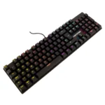 Teclado Gamer VORTRED Bastion RGB / Mecánico / Alámbrico / USB / Cable 1.5 M / Anti-Ghosting / Xinda Blue Switch / Español / Negro - Image 3