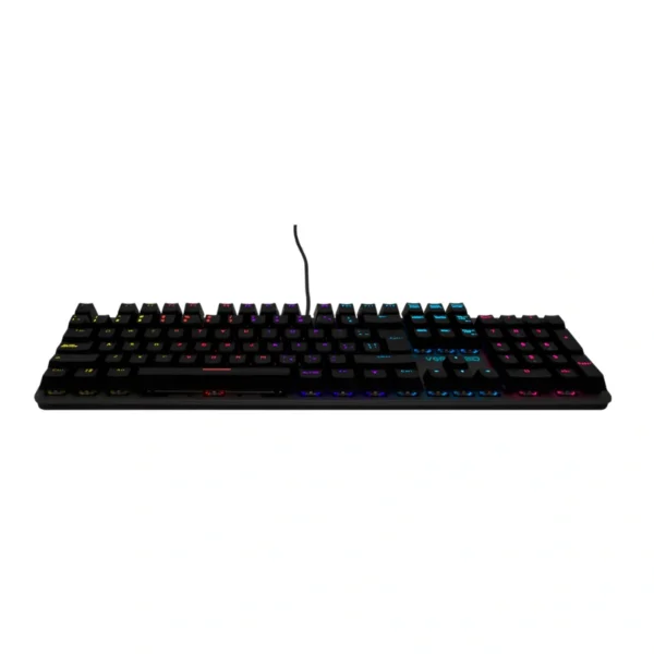 Teclado Gamer VORTRED Bastion RGB / Mecánico / Alámbrico / USB / Cable 1.5 M / Anti-Ghosting / Xinda Blue Switch / Español / Negro - Image 2