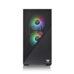 Gabinete THERMALTAKE DIVIDER 170 TG ARGB / Micro-ATX / Cristal Templado / 2 Ventiladores ARGB Incluidos / X2 USB 3.0, USB 2.0, 3.5mm / Negro - Image 3