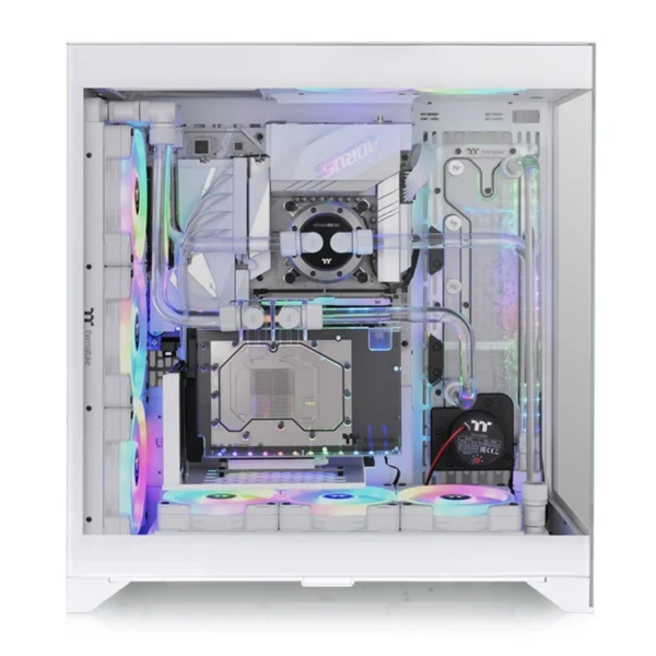 Gabinete THERMALTAKE CTE E600 MX SNOW / E-ATX / Cristal Templado / No Incluye Ventiladores / X2 USB 3.0, USB-C, 3.5mm / Blanco - Image 3