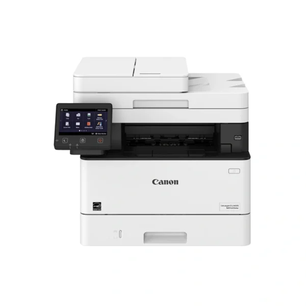 Impresora Multifuncional CANON ImageCLASS MF455DW / 40 PPM / Monocromático / Láser / USB, Wifi, Ethernet / 600 x 6100 dpi / Pantalla Táctil 5" / Hogar, Oficina / Color Blanco-Negro - Image 3