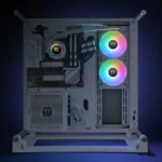 Enfriamiento Liquido AIO THERMALTAKE TH240V2 ARGB SNOW / 240MM / 3300 RPM / 57.05 CFM / 25.8dBA / Intel-AMD / 12V 4-Pin, 5V 3-Pin / Blanco - Image 7