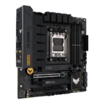 Tarjeta Madre ASUS TUF GAMING B650M-PLUS WIFI / Wi-Fi 6 / Aura-Sync / Micro-ATX / AM5 / 192GB X4 DDR5 7600Mhz AMD EXPO / X4 SATA / X2 M.2 PCIe 4.0 / USB-3.2, USB-C 3.2 Gen X3 / X1 HDMI, X1 DisplayPort / Negro - Image 4