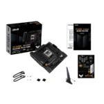 Tarjeta Madre ASUS TUF GAMING B650M-PLUS WIFI / Wi-Fi 6 / Aura-Sync / Micro-ATX / AM5 / 192GB X4 DDR5 7600Mhz AMD EXPO / X4 SATA / X2 M.2 PCIe 4.0 / USB-3.2, USB-C 3.2 Gen X3 / X1 HDMI, X1 DisplayPort / Negro - Image 10