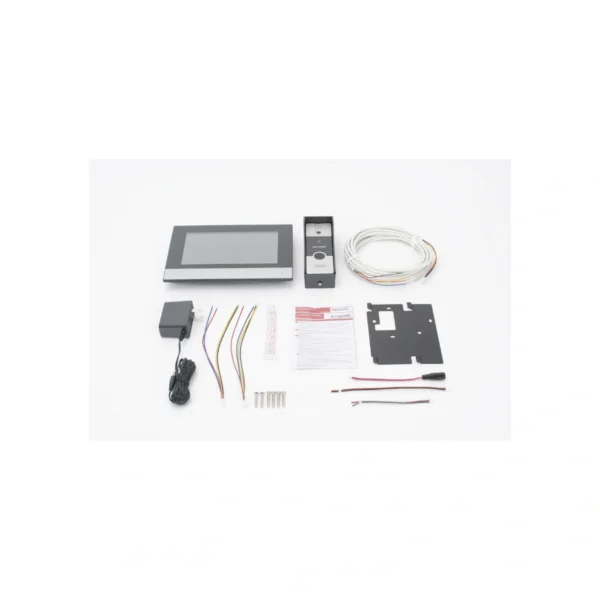 Kit De Videoportero HIKVISION / Analógico / 7" / Pantalla Touch, Altavoz / RJ-45 / Wifi / Ip65 / Gris - Image 3