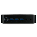 Mini PC ECS LIVA Z / Intel Celeron N3350 1.1 GHz / 4GB RAM LPDDR3 / 64GB EMMC / X1 HDMI, X3 USB-A 3.1, X1 USB-C, X2 RJ45, X1 3.5 MM / NO INCLUYE SISTEMA OPERATIVO / Negro - Image 3