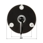 Cámara De Vigilancia DAHUA Tipo Bala IR HDCVI / 2Mp / Full HD / Lente De 3.6mm, 6mm, 8mm / Ir De 80Mts / Para Exterior IP67 / Blanco - Image 5