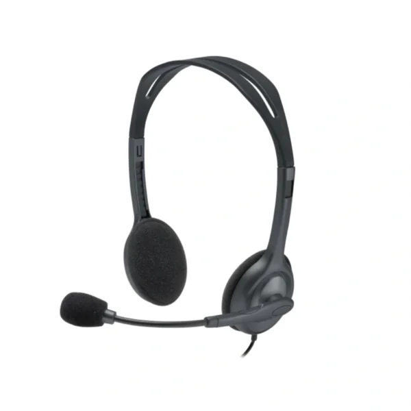 Diadema Logitech H111 Stereo / Alámbrico / Con Micrófono / Ajustable / Sonido Estéreo / Gris - Image 1