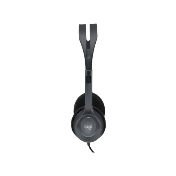 Diadema Logitech H111 Stereo / Alámbrico / Con Micrófono / Ajustable / Sonido Estéreo / Gris - Image 4