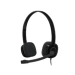 Diadema Logitech H151 Stereo  / Alámbrico / Con Micrófono / Ajustable / Sonido Estéreo / Color Negro