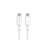 Cable USB HIKVISION / USB-C A USB-C / 1m / Hasta 480 Mbps / Carga Rápida / Color Blanco