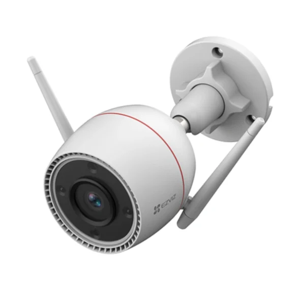Cámara De Vigilancia EZVIZ H3c 2K / 3Mp / 2304X1296 Pixeles / Micrófono Integrado / Bocina / Color / IR Luz Blanca 30Mts / IP 67 / Seguimiento Dinámico / SD Hasta 512 GB / Para Interior Y Exterior / Blanco - Image 1