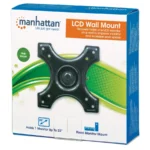 Soporte De Pared MANHATTAN 422840 / Para Monitor / 13 A 32" / Hasta 15 Kg / VESA / Negro - Image 6