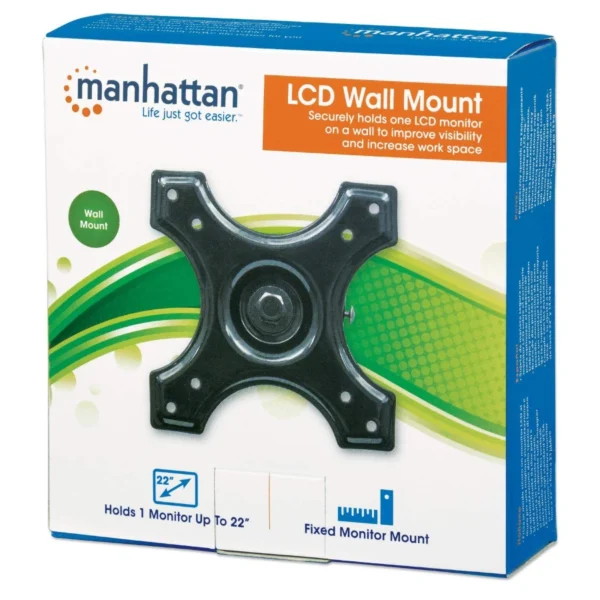 Soporte De Pared MANHATTAN 422840 / Para Monitor / 13 A 32" / Hasta 15 Kg / VESA / Negro - Image 6