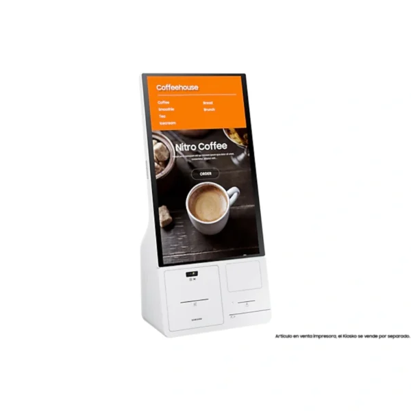 Impresora Para Kiosko Interactivo / 1D, 2D / USB 3EA / RS232C X3, RJ45 X1 / Papel 80mm / Blanco - Image 2
