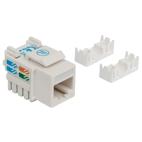 Jack INTELLINET 210591 / Cat 6 / De Impacto Keystone / 22-26 AWG / Blanco - Image 2