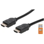 Cable HDMI MANHATTAN 355353 / De Alta Velocidad / 4K A 60Hz / Macho A Macho / Blindado / 3M / Color Negro - Image 2