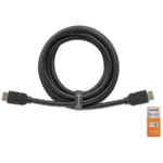 Cable HDMI MANHATTAN 355353 / De Alta Velocidad / 4K A 60Hz / Macho A Macho / Blindado / 3M / Color Negro - Image 3