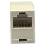 Cople Modular RJ45 INTELLINET CAT5E / 8P8C / Hembra A Hembra UTP / Para Telecomunicaciones / Beige - Image 2