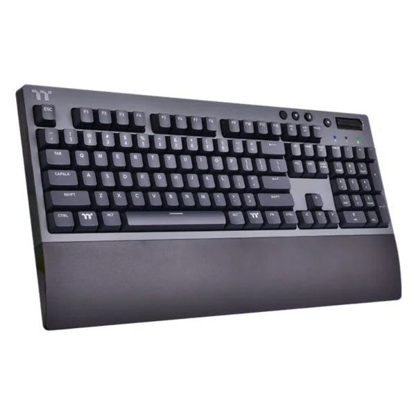 Teclado Mecánico Gamer THERMALTAKE W1 WIRELESS / Switch Cherry Mx Red / Inalámbrico 2.4GHZ, Bluetooth, USB-C / Anti-Ghosting / Negro - Image 2