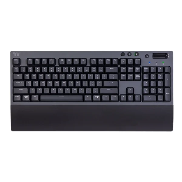 Teclado Mecánico Gamer THERMALTAKE W1 WIRELESS / Switch Cherry Mx Red / Inalámbrico 2.4GHZ, Bluetooth, USB-C / Anti-Ghosting / Negro - Image 1