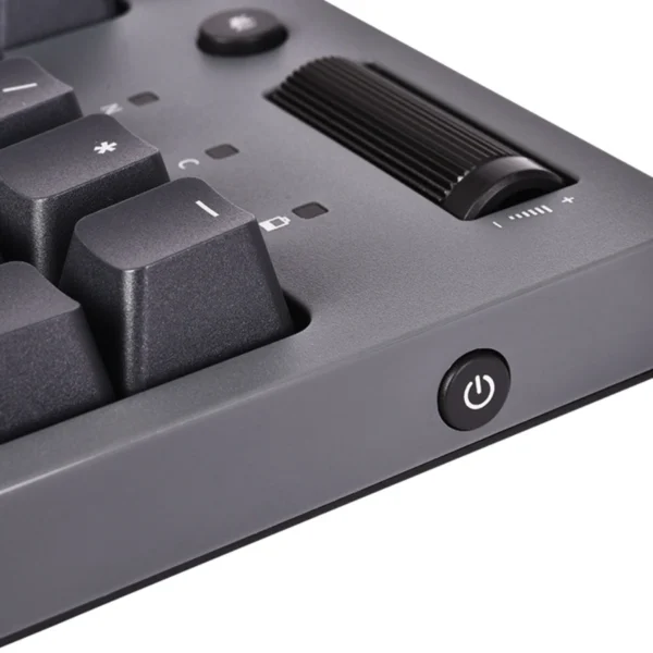 Teclado Mecánico Gamer THERMALTAKE W1 WIRELESS / Switch Cherry Mx Red / Inalámbrico 2.4GHZ, Bluetooth, USB-C / Anti-Ghosting / Negro - Image 4