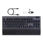 Teclado Mecánico Gamer THERMALTAKE W1 WIRELESS / Switch Cherry Mx Red / Inalámbrico 2.4GHZ, Bluetooth, USB-C / Anti-Ghosting / Negro - Image 6