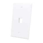 Tapa Para Caja INTELLINET / De Pared / Faceplate Placa / 1 Salida / Blanco - Image 3
