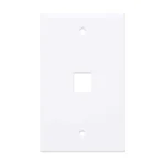 Tapa Para Caja INTELLINET / De Pared / Faceplate Placa / 1 Salida / Blanco