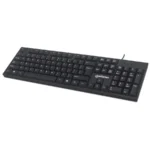 Teclado MANHATTAN 179324 / Alámbrico / Conexión USB / Cable 1.3 M / 104 Teclas / Inglés / Negro - Image 4