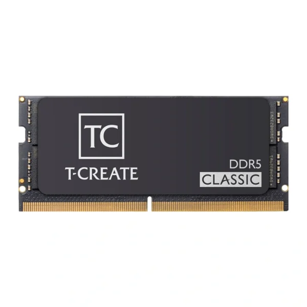 Memoria RAM TEAMGROUP T-Create Classic / 16GB / DDR5 5600MHz / Para Laptop / CL46 / 1.1V / SODIMM / Negro - Image 1