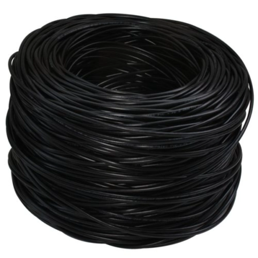 1 Bobina De Cable XCASE ACCCABLE20 / CAT6 / 305 Mts / 0.50 MM / 24 AWG / Uso Interior, Para Redes Y Video / Negro - Imagen 1