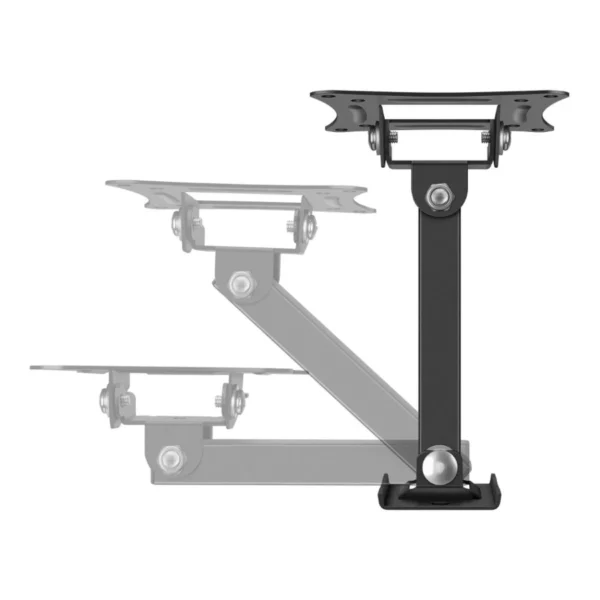 Soporte De Pared STEREN STV-021 / 10" A 23" / VESA / Hasta 10kg / Inclinación, Giro, Rotación / Negro - Image 5