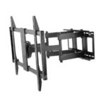 Soporte De Pared MANHATTAN 461221 / 60" A 100" / VESA / Hasta 80kg / Articulado / Soporta Pantallas Planas Y Curvas / Inclinación / Acero / Negro