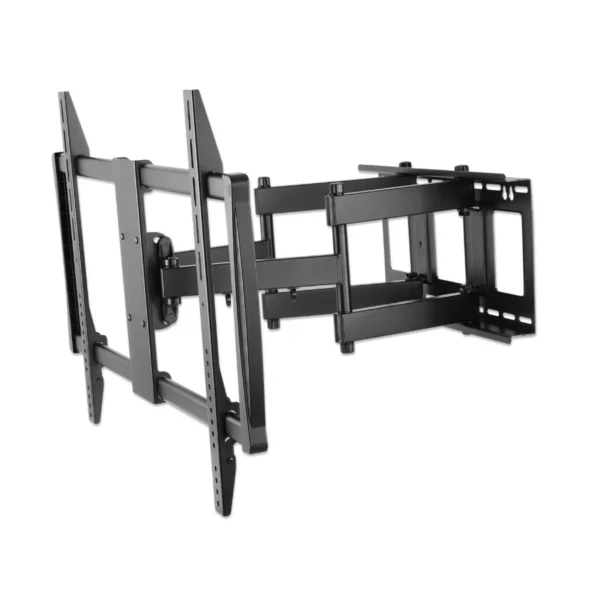 Soporte De Pared MANHATTAN 461221 / 60" A 100" / VESA / Hasta 80kg / Articulado / Soporta Pantallas Planas Y Curvas / Inclinación / Acero / Negro - Image 1