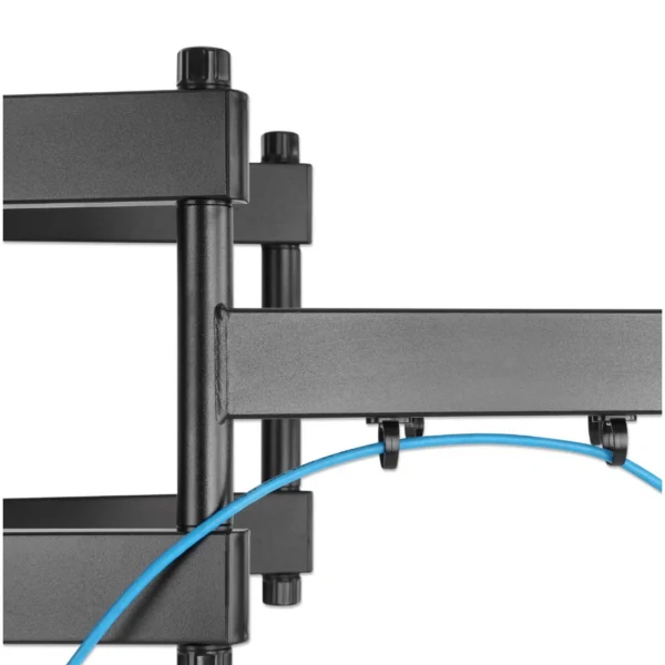Soporte De Pared MANHATTAN 461221 / 60" A 100" / VESA / Hasta 80kg / Articulado / Soporta Pantallas Planas Y Curvas / Inclinación / Acero / Negro - Image 10