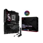 Tarjeta Madre ASUS ROG MAXIMUS Z890 HERO / ATX / LGA 1851 / 192 GB X4 DDR5 9200 MHz, XMP / X4 SATA / X3 M.2 PCIe 5.0 x4, X4 M.2 PCIe x4 / HDMI, USB, USB-C, 3.5 MM / Wi-Fi 7 / BIOS Flashback / Aura Sync / Negro