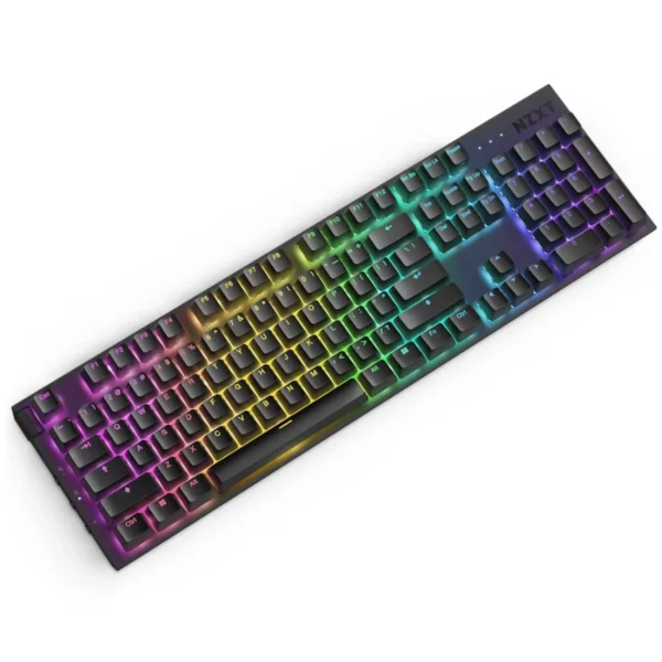Teclado Mecánico Gamer NZXT Function 2 RGB / Alámbrico / Cable USB C 2M / Wt / Inglés Sin Ñ / Anti-Ghosting / Color Negro - Image 3
