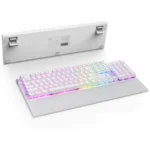 Teclado Mecánico Gamer NZXT Function 2 RGB / Alámbrico / Cable USB C 2M / Interruptores ópticos NZXT Swift / Inglés Sin Ñ / Anti-Ghosting / Color Blanco - Image 4