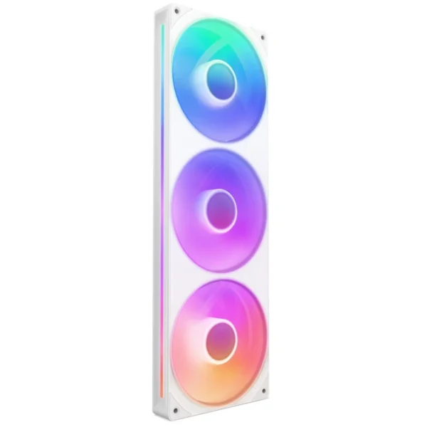 Kit De 2 Ventiladores NZXT F360 RGB Core / 120mm / 500-2400 RPM / 75.12 CFM / 30 dbA / PWM De 8 Pines / Blanco - Image 2