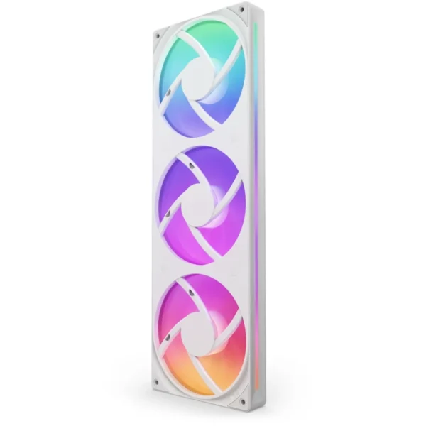 Kit De 2 Ventiladores NZXT F360 RGB Core / 120mm / 500-2400 RPM / 75.12 CFM / 30 dbA / PWM De 8 Pines / Blanco - Image 1