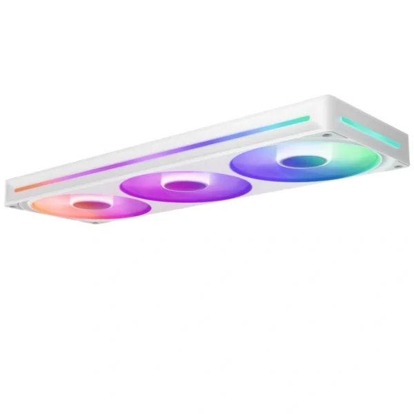Kit De 2 Ventiladores NZXT F360 RGB Core / 120mm / 500-2400 RPM / 75.12 CFM / 30 dbA / PWM De 8 Pines / Blanco - Image 3
