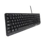 Teclado VORAGO KB-102 / Alámbrico / USB / 104+12 Teclas / Inglés / 1.5 M / Teclas Multimedia / Negro - Image 2