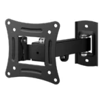 Soporte De Pared STEREN STV-021 / 10" A 23" / VESA / Hasta 10kg / Inclinación, Giro, Rotación / Negro