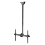 Soporte De Techo MANHATTAN 462204 / VESA / Para Pantallas 37"- 70" / Hasta 50kg / Giro 360° / Inclinación 25° / Altura Ajustable / Acero / Negro - Image 2