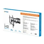 Soporte De Pared MANHATTAN 461221 / 60" A 100" / VESA / Hasta 80kg / Articulado / Soporta Pantallas Planas Y Curvas / Inclinación / Acero / Negro - Image 13