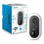 Cámara De Vigilancia STEREN CCTV-240 / 2Mp / 1080P FHD / Wi-Fi / Visión Nocturna / Micrófono / Bocina / Para Interior / Fija / MicroSD Hasta 128 GB / Color Blanco
